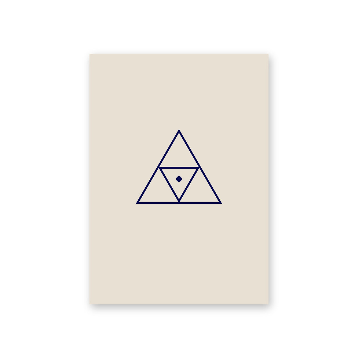 Poster Triad, sand