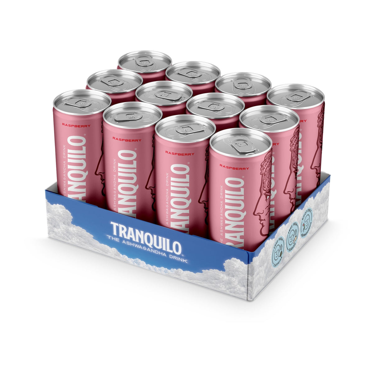 Tranquilo Raspberry 12-pack, framsida