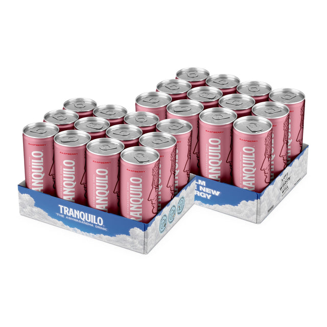Tranquilo Raspberry 24-pack, två tråg