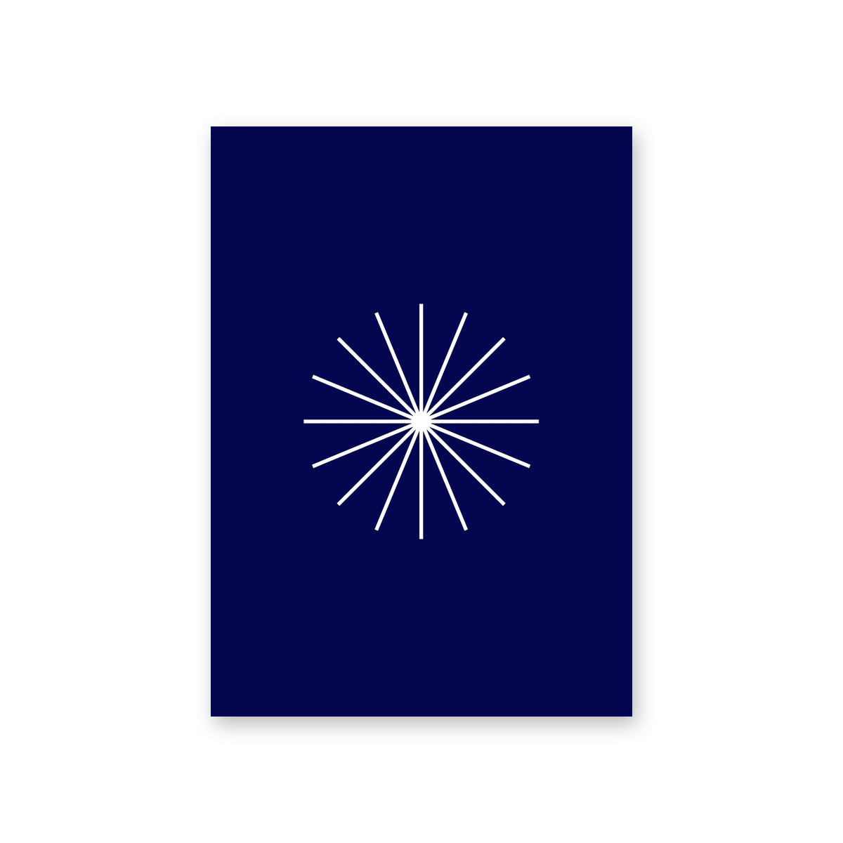Poster Eight, navy