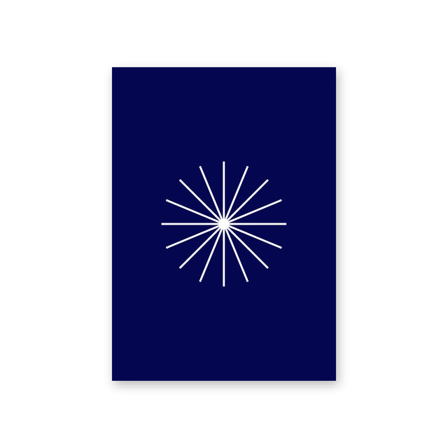 Poster Eight, navy