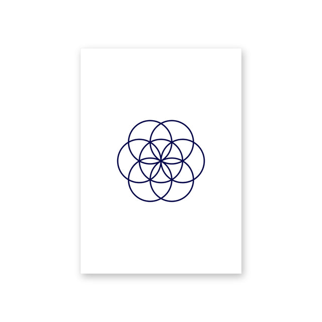 Poster Bloom, white