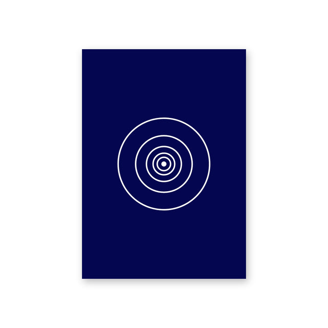 Poster Breath, navy